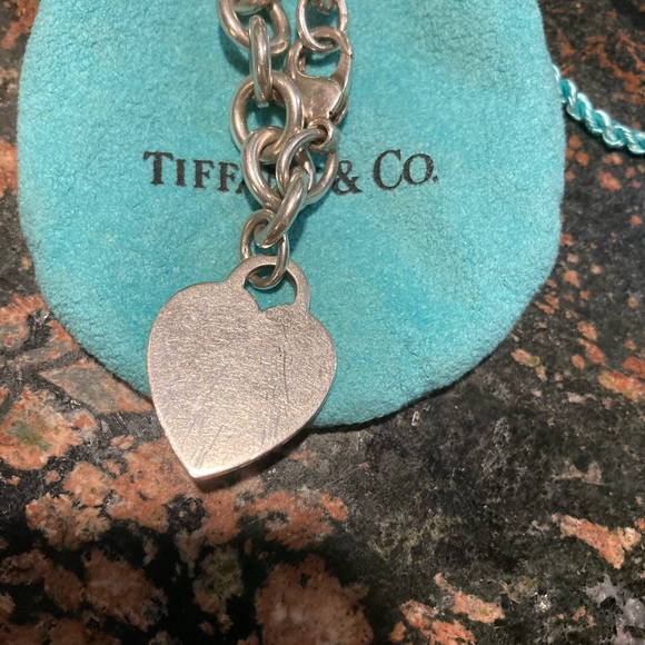 Tiffany & Co. Silver Heart Bracelet - Picture 1 of 4